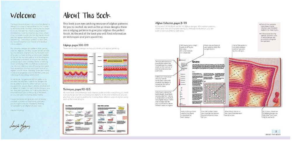 Beautiful Blankets, Afghans and Throws: 40 blocks & stitch patterns to crochet