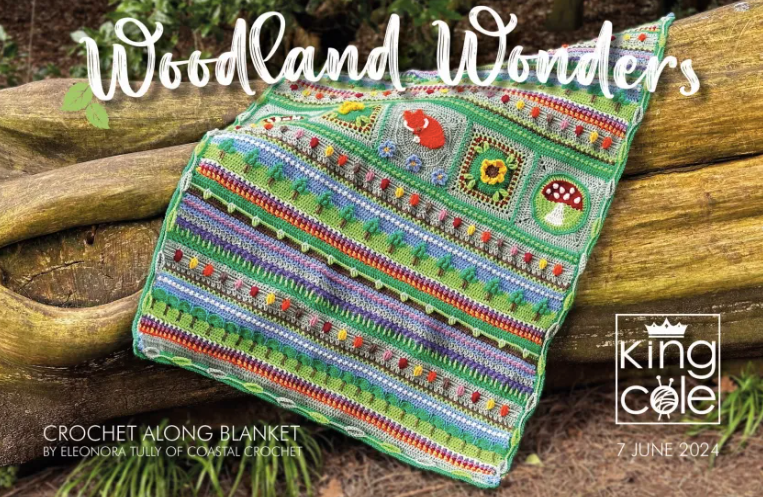 Woodland Wonders CAL (Crochet Along) Yarn Pack only, in Big value DK designed by Eleonora Tully from Coast Crochet.