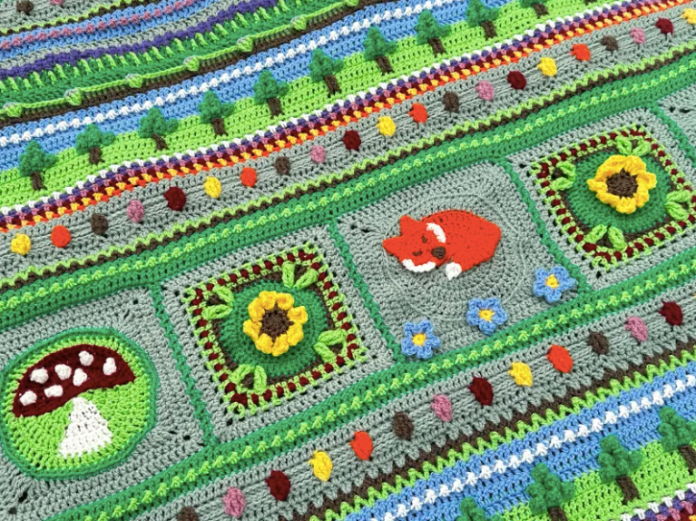 Woodland Wonders CAL (Crochet Along) Yarn Pack only, in Big value DK designed by Eleonora Tully from Coast Crochet.