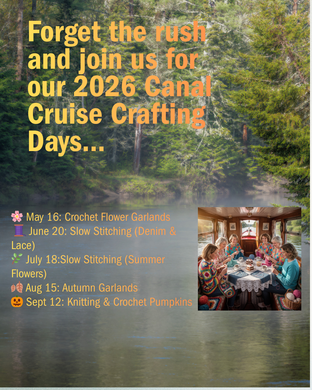 Creative Day Retreats on the water