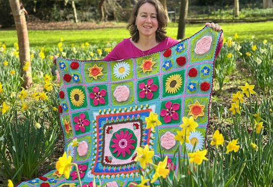 Eleanora Tully (Coastal Crochet) - King Cole CAL - Say It With Flowers (Cottonsoft DK Pack)