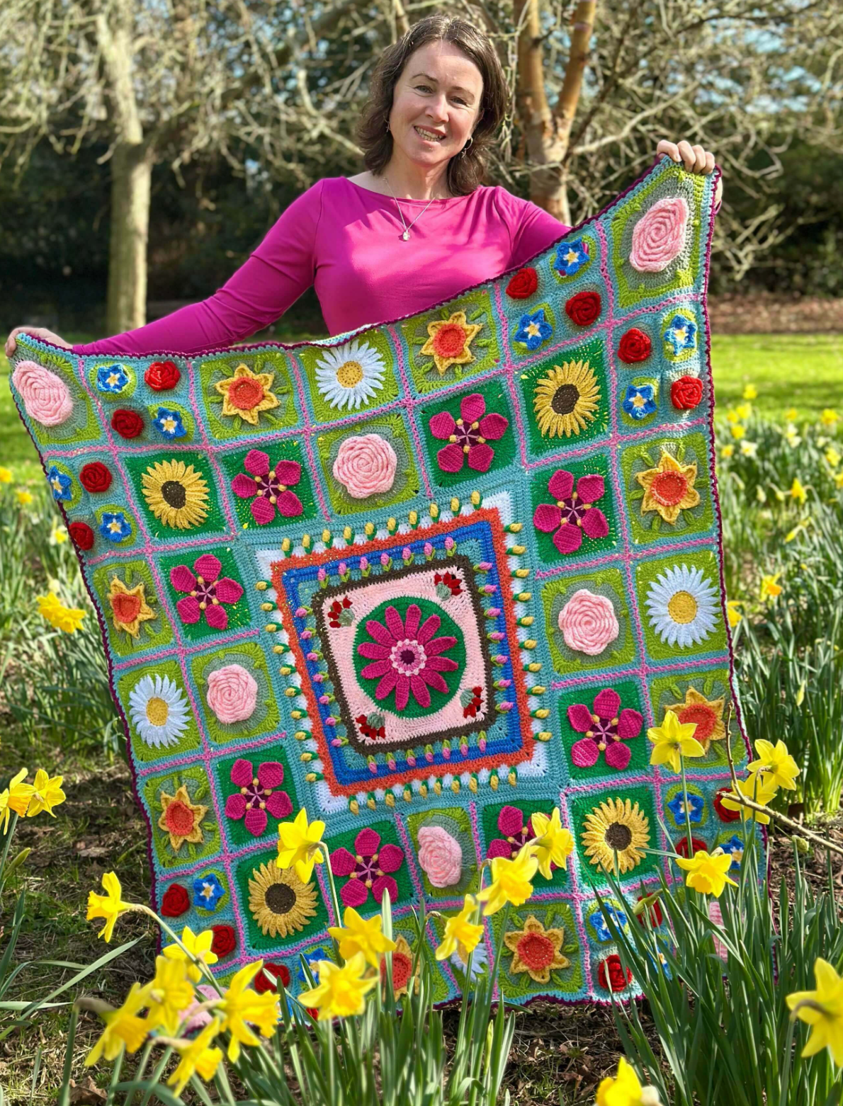 Eleanora Tully (Coastal Crochet) - King Cole CAL - Say It With Flowers (Cottonsoft DK Pack)