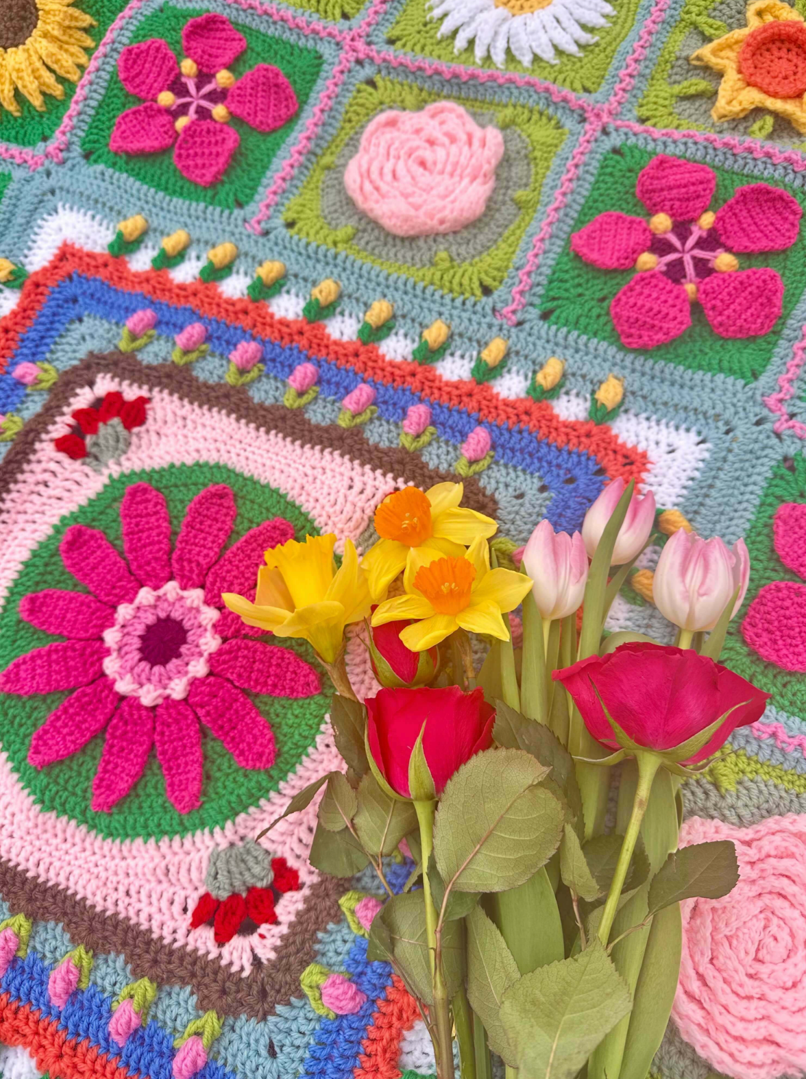 Eleanora Tully (Coastal Crochet) - King Cole CAL - Say It With Flowers (Cottonsoft DK Pack)