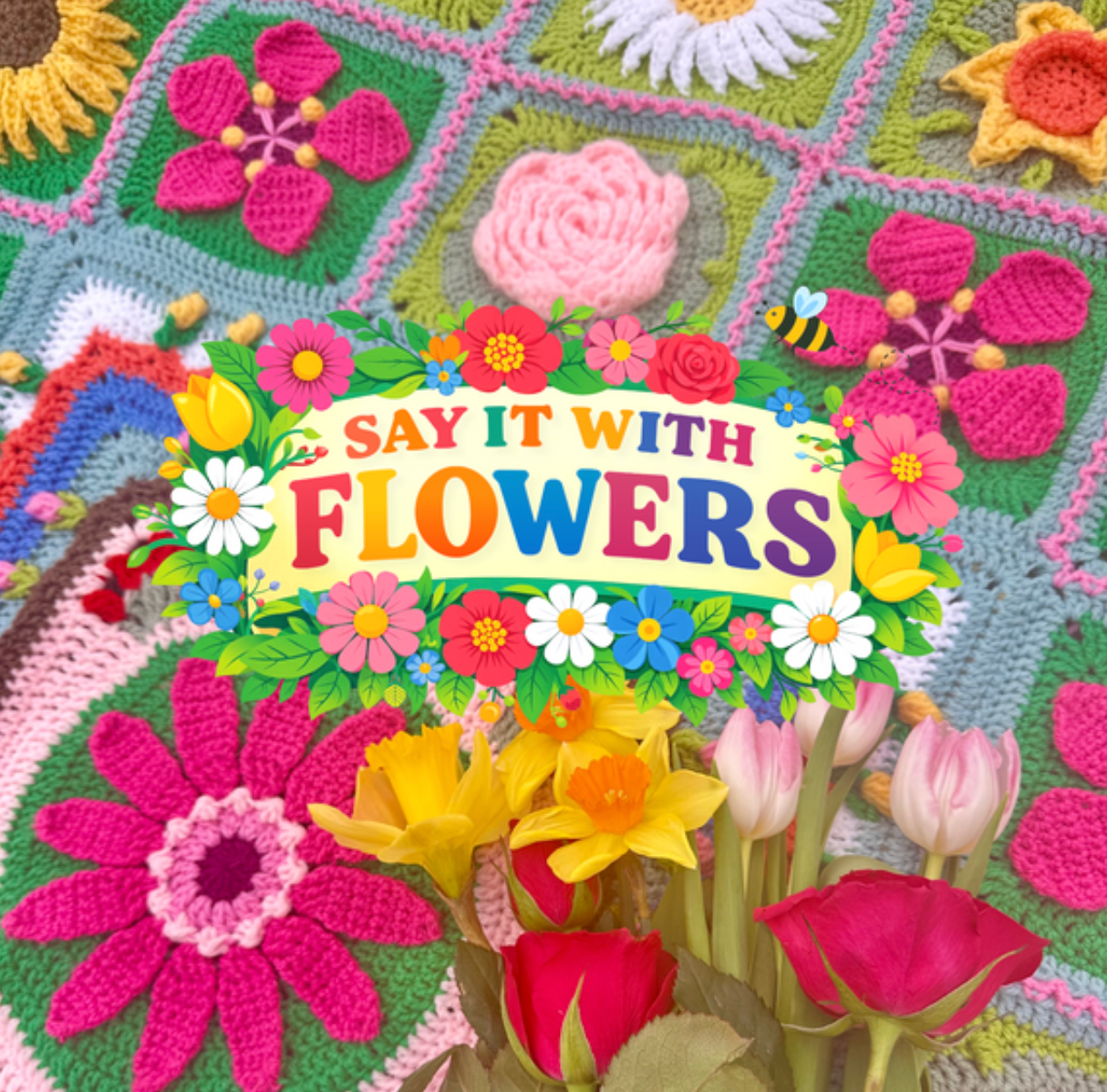 Eleanora Tully (Coastal Crochet) - King Cole CAL - Say It With Flowers (Cottonsoft DK Pack)
