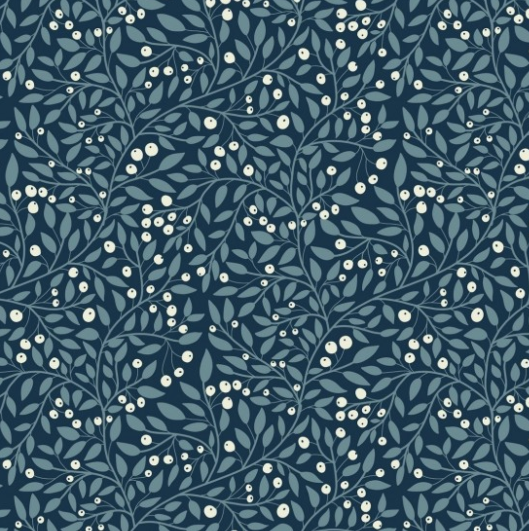100% cotton Bluebell Garden - a beautiful collection  in  a classic palette of serene blues and warm creams