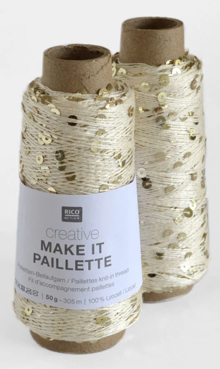 Rico Make it Pailette - companion yarns to hold with a main yarn