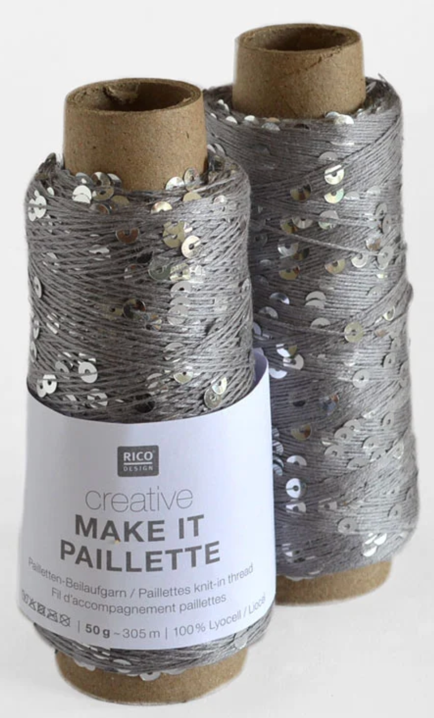 Rico Make it Pailette - companion yarns to hold with a main yarn
