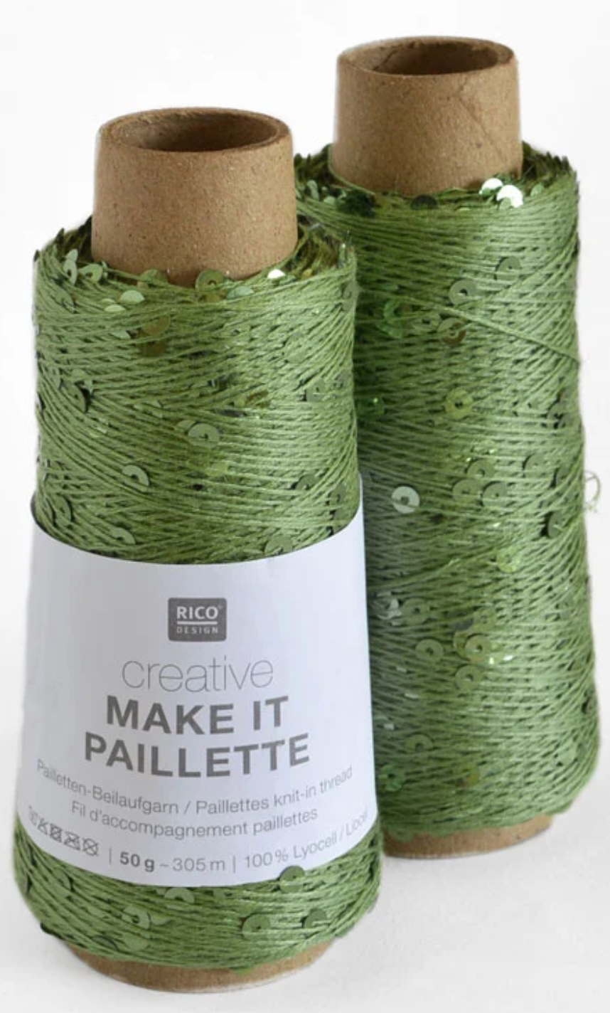 Rico Make it Pailette - companion yarns to hold with a main yarn