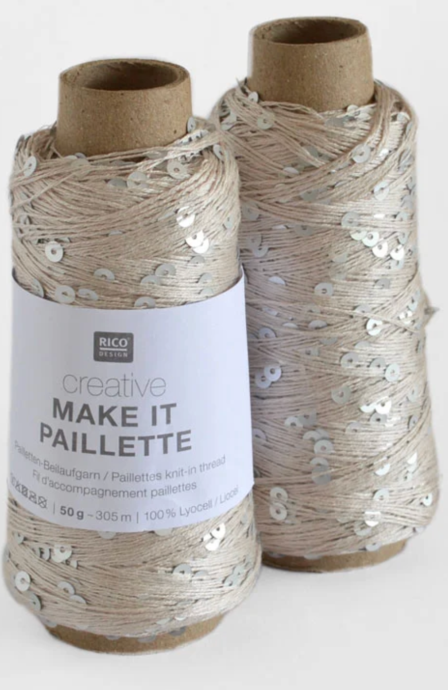 Rico Make it Pailette - companion yarns to hold with a main yarn